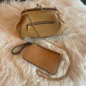 two pieces purse and clutch set